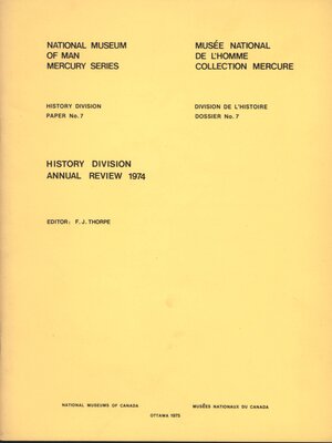 cover image of History Division Annual Review, 1974
